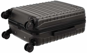 Amazon Basics - Hartschalen-Trolley mit Schwenkrollen - 55cm Handgepäck-Größe, für Ryanair und die meisten anderen Billigfluglinien genehmigt - 6