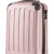 BEIBYE Hartschalen-Koffer Trolley Rollkoffer Reisekoffer Handgepäck 4 Rollen (M-L-XL-Set) (Rosa Gold, M) - 1