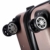 Flexot 2045 Handgepäck Koffer (Bordcase) - Farbe Rosegold Größe M Hartschalen-Koffer Trolley Rollkoffer Reisekoffer Handgepäck 4 Rollen - 7