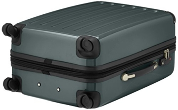 HAUPTSTADTKOFFER - Alex - Hartschalen-Koffer Koffer Trolley Rollkoffer Reisekoffer Erweiterbar, 4 Rollen, TSA, 65 cm, 74 Liter, Waldgrün - 5