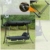 Loywe Hollywoodschaukel Gartenschaukel Moderne Gartenliege Outdoor Schaukelbank mit Liegefunktion 190x135x170cm LW10 Schwarz - 5