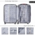 Monzana Hartschalenkoffer Trolley | mit Schloss | 4 Rollen | Alu-Teleskopgriff | Handgepäck Hartschale Reisekoffer Business Koffer - 4
