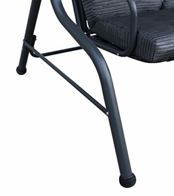 Pure Home & Garden 3-Sitzer XXL Hollywoodschaukel Swing, wetterfeste Outdoor Polsterung - 4