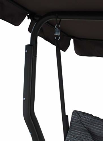 Pure Home & Garden 3-Sitzer XXL Hollywoodschaukel Swing, wetterfeste Outdoor Polsterung - 6