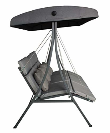 Pure Home & Garden 3-Sitzer XXL Hollywoodschaukel Vippe, ergonomisch geformt - 6
