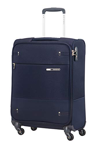 Samsonite Base Boost - Spinner S (Länge 40 cm) Handgepäck, 55 cm, 39 L, Blau (Navy Blue) - 1