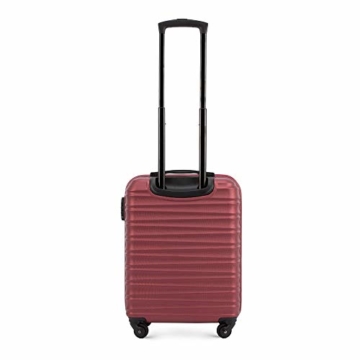 WITTCHEN Koffer – Handgepäck | hartschalen, Material: ABS | hochwertiger und Stabiler | Rot | 34 L | 54x20x38 cm - 3