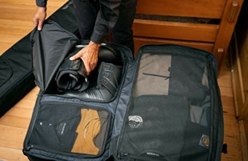 Dakine Reisetasche Split Roller mit Rädern, 85 Liter, geräumige, praktisch unterteilte Fächer - widerstandsfähiger Rollkoffer, Gepäck- und Sporttasche - 7