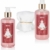 BRUBAKER Cosmetics Bade- und Dusch Set Winter Beeren Duft - 7-teiliges Geschenkset im weihnachtlichen Pflanzkasten mit Handtuch Weihnachten - Weihnachtsset für Frauen und Männer - 4
