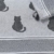 saewelo 4er Set Geschirrtücher in Geschenkverpackung, 100% Baumwolle, 50x70 cm (Katze, Grau) - 4