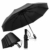 Adoric Regenschirm Sturmfest bis 140 km/h Taschenschirm automatischer Schirm Umbrella schnelltrockend Golfschirm mit Trockenbeutel Schützt vor Regen und Sonne,schwarz,33 * 6 * 6 cm - 1