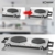 Bomann Doppel-Kochplatte DKP 5033 E, ideal für Camping, Küche oder Büro, zwei Kochplatten groß 18 cm und klein 15 cm, stufenlos regelbare Thermostate, Cool Touch-Griffe, Überhitzungsschutz, edelstahl - 2