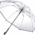 Carlo Milano Schirm: 2er-Set transparente Stock-Regenschirme, Stahl & Fiberglas, Ø 100 cm (Stockschirm) - 2