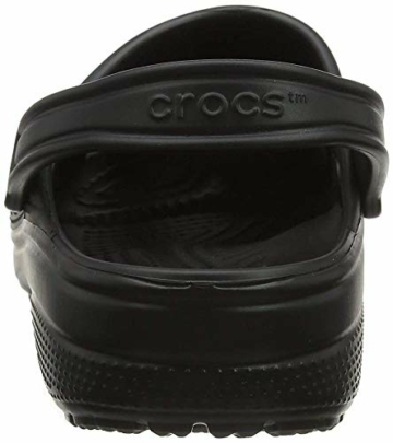 Crocs Unisex Classic Clog, Black, 43/44 EU - 20