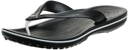 crocs Unisex-Erwachsene Crocband Flip Flop Zehentrenner, Schwarz, 39/40 EU - 1