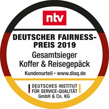 Hauptstadtkoffer - Alex 4 Doppel Rollen Hartschalen Reisekoffer, 65 cm, 74 L, Schwarz - 2