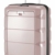 HAUPTSTADTKOFFER - Britz - Handgepäck mit Laptopfach Hartschalen-Koffer Trolley Rollkoffer Reisekoffer, TSA, 4 Rollen, 55 cm, 34 Liter, Altrosa - 1