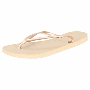 Havaianas Damen Slim Flip Flop, Rose Gold, 39/40 EU - 1