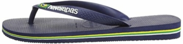 Havaianas Unisex-Erwachsene Brasil Logo Zehentrenner, Blau (Navy Blue), 43/44 EU - 17