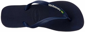 Havaianas Unisex-Erwachsene Brasil Logo Zehentrenner, Blau (Navy Blue), 43/44 EU - 5