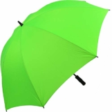 iX-brella Full-Fiber Golfschirm XXL 130cm leicht sturmfest mit Softgriff (neon-grün) - 1
