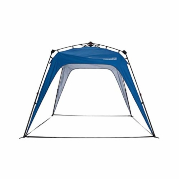 Lumaland Outdoor Pop Up Pavillon Gartenzelt Camping Partyzelt Zelt robust wasserdicht Blau - 2