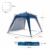 Lumaland Outdoor Pop Up Pavillon Gartenzelt Camping Partyzelt Zelt robust wasserdicht Blau - 3