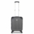 STRATIC Stripe Hartschalen-Koffer Trolley Reisekoffer Handgepäck Rollkoffer mit TSA-Schloss 4 Rollen besonders leicht und leise, S, Graphit - 1