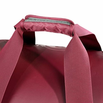 Tatonka Barrel XXL Reisetasche - 130 Liter - wasserfeste Tasche aus LKW-Plane mit Rucksackfunktion und großer Reißverschluss-Öffnung - Rucksacktasche - robust und pflegeleicht (bordeaux red) - 7