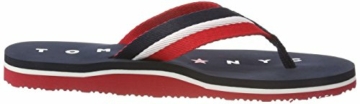 Tommy Hilfiger Damen Tommy Loves NY Beach Sandal Zehentrenner, Midnight 403, 39 EU - 5