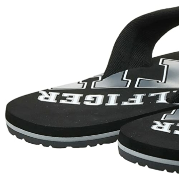 Tommy Hilfiger Herren Essential TH Beach Sandal Zehentrenner, Schwarz (Black 990), 43 EU - 8