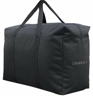 Ubagoo 180L Super Groß Aufbewahrungstasche 600D Oxford Heavy-Duty Belastbare Aufbewahrungstasche Tragetasche Mit Handgriff für Bettzeug Matratzenauflagen Decken Bettdecken and Kissen(100*55*33CM,180L) - 1