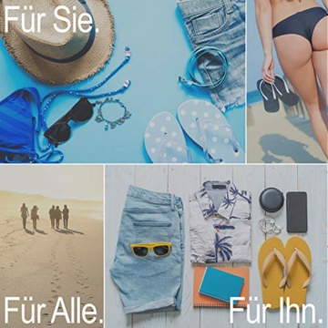 Ultrapower Flip-On Zehentrenner | Flip Flops | Badelatschen | Strandschuhe | Duschlatschen | Zehenstegpantolette | Bad | Sauna Schuhe | Sandalen | Blau/Rot | Gr.45 - 8