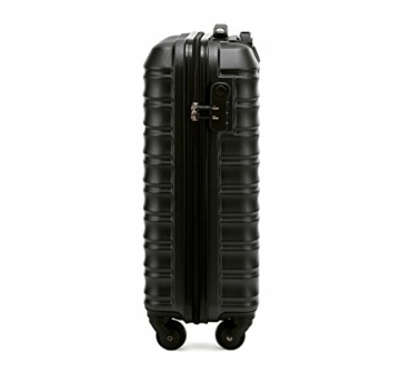 WITTCHEN Koffer – Handgepäck | hartschalen, Material: ABS | hochwertiger und Stabiler | Schwarz | 34 L | 54x20x38 cm - 2