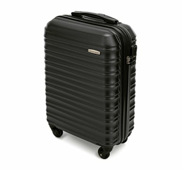 WITTCHEN Koffer – Handgepäck | hartschalen, Material: ABS | hochwertiger und Stabiler | Schwarz | 34 L | 54x20x38 cm - 4