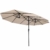 Zelsius Sonnenschirm | Taupe | Doppelsonnenschirm mit Handkurbel | 460x270 cm | Marktschirm | für Balkon und Garten - 3