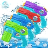 AOLUXLM 4X Wasserpistole Klein Pool mit großer Reichweite Spritzpistole Mini Wasser Pistole Kinder Spielzeug Garten Water Gun Wasserspritzpistole - 1