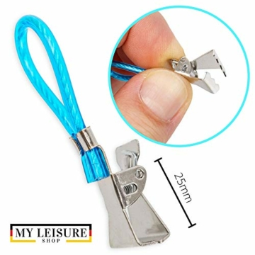 Aufhänger für Handtücher, Handtuchclips, Haken, Schlaufen, Set, Clips, Topflappen, Geschirrtücher, Klammern, Klips ohne nähen, zum aufhängen, 10er Pack - 4