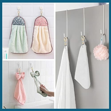 Aufhänger für Handtücher,4 Stücke Handtuchclip aufhänger,towel clips,geschirrtuchclips,Handtuchklammern,Geschirrtücher Halter,handtuchclips für handtücher,schlaufen für handtücher - 7