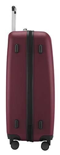HAUPTSTADTKOFFER - Wedding - Hartschalenkoffer Trolley Rollkoffer Reisekoffer, TSA, Doppelrollen, 75 cm, 103 Liter, Burgund - 5