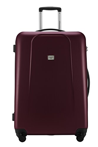 HAUPTSTADTKOFFER - Wedding - Hartschalenkoffer Trolley Rollkoffer Reisekoffer, TSA, Doppelrollen, 75 cm, 103 Liter, Burgund - 9