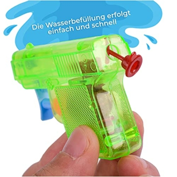 Magicat Premium Wasserpistolen Set, 6 Pistolen für Klein und Groß, perfektes Wasserspielzeug für Kinder und Erwachsene, Sommer Spielzeug für Garten und Pool, optimales Geschenk und Mitgebsel - 6