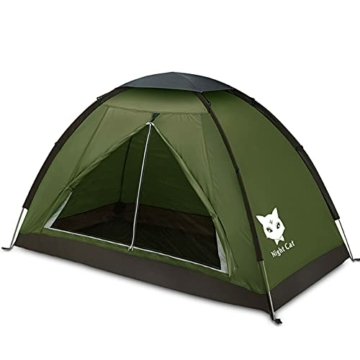 Night Cat Campingzelt für 1 2 Person Mann Zelte wasserdichte Rucksackzelte Einfache Einrichtung Leichtgewichtig für Wanderungen im Hinterhof - 8
