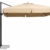Schneider Sonnenschirm Rhodos, anthrazit, 300 x 300 cm quadratisch, 782-15, Gestell Alu/Stahl, Bespannung Polyester, 24 kg - 1