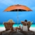 Sonnenschirm Strandschirm,1.8M Strandschirm Orange mit Sandanker und Kippmechanismus,Kohlefaser Sonnenschutz UV 50+ mit Tragetasche für Terrasse, Pool, Strand im Freien - 2