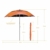 Sonnenschirm Strandschirm,1.8M Strandschirm Orange mit Sandanker und Kippmechanismus,Kohlefaser Sonnenschutz UV 50+ mit Tragetasche für Terrasse, Pool, Strand im Freien - 4