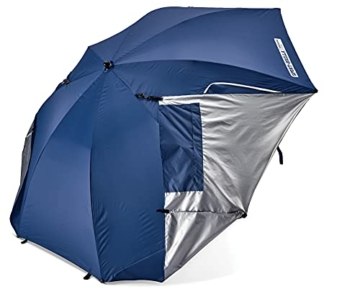SportBrella Premiere Umbrella, Multi-Purpose Sun Umbrella for Garden, Easy Folding Setup, Blue, 8ft/244cm Einheitsgröße - 4