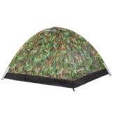 SPRINGOS Zelt mit Moskitonetz für 2 Personen Campingzelt Ausmaß: 200x150x110 cm 1 Kammer Fiberglas Gestell (Camouflage) - 1