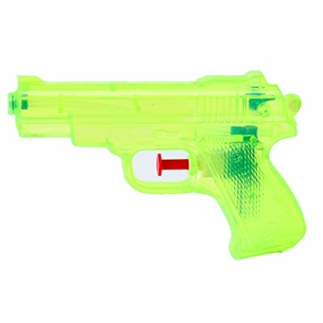 TE-Trend 6 Stück Wasserpistole Kinder Spritzpistole Wasser Set 12 cm Mitgebsel Kindergeburtstag Party Mitbringsel Mehrfarbig - 3