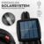 tillvex Alu Ampelschirm LED Solar Ø 300 cm mit Kurbel Anthrazit | Sonnenschirm mit An-/Ausschalter | Gartenschirm UV-Schutz Aluminium | Kurbelschirm mit Ständer Marktschirm wasserdicht - 2